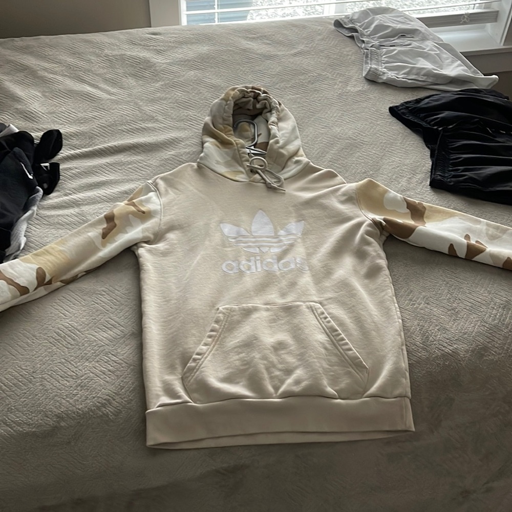 Adidas Camo Sleeved Hoodie